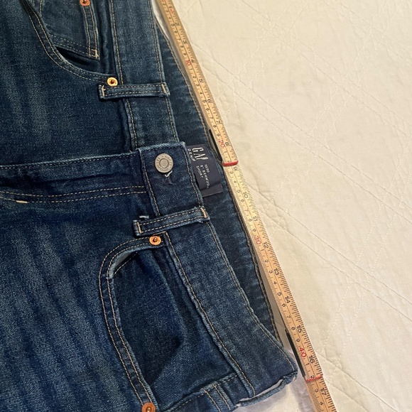GAP 9'' Bermuda Denim Shorts Stretch Dark Indigo Blue Classic Women 10/30 NWOT - Picture 8 of 8